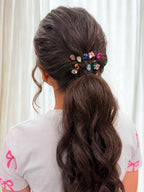 crystal bobby pins in multicolor