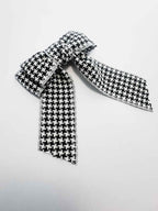 flatly of houndstooth bow by loveknots