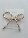 one crystal hair bows